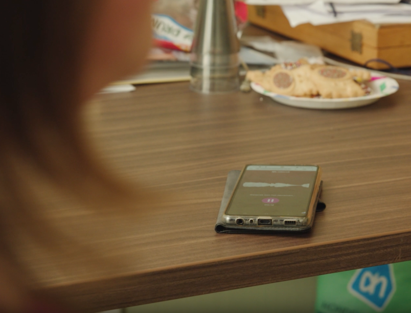 Still uit video over Attendi-app