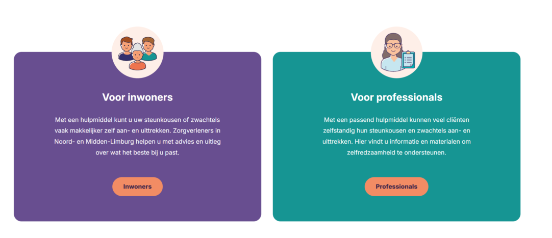 Toolbox voor inwoners en zorgprofessionals voor compressiezorg