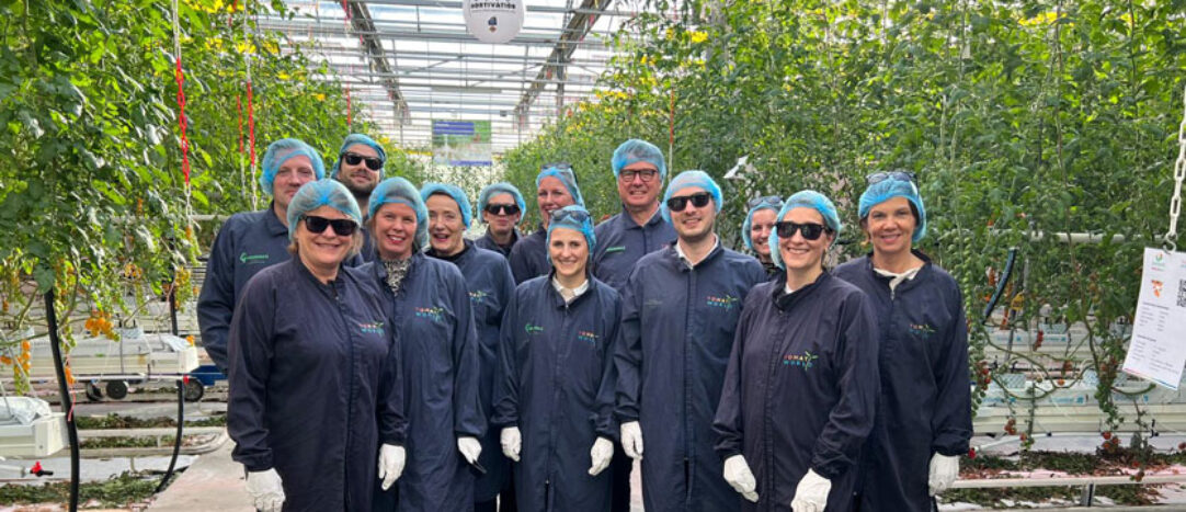 Bestuurders gingen op werkbezoek bij Tomatoworld