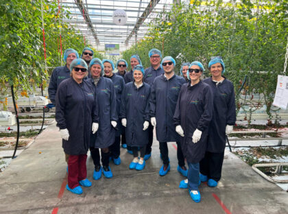Bestuurders gingen op werkbezoek bij Tomatoworld
